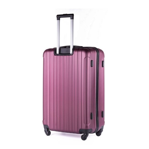 Średnia walizka podróżna na kółkach SOLIER STL2011 M ABS bordowa Solier   Skorzana.com