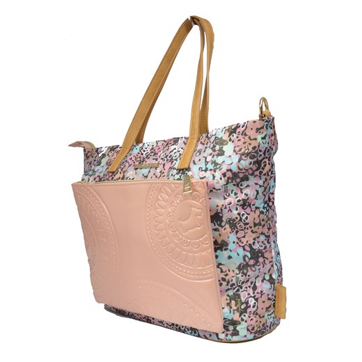 Shopper Bag z kwiatowym wzorem  Dogsbybeluchi  Oka Bags wyprzedaż 