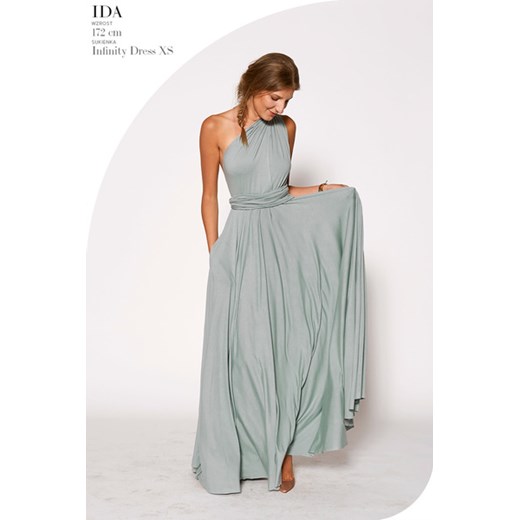 INFINITY DRESS MAXI wodna - EDYCJA LIMITOWANA - sukienka maxi Risk Made In Warsaw L