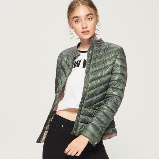 Sinsay - Pikowana kurtka - Khaki Sinsay L