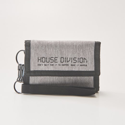 House - Materiałowy portfel z brelokiem - Jasny szar  House One Size 