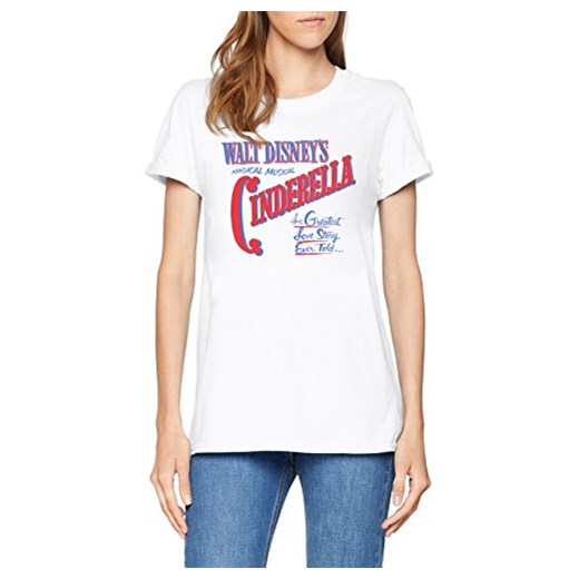 Disney damski T-Shirt Cinderella -  krój regularny Disney  sprawdź dostępne rozmiary Amazon