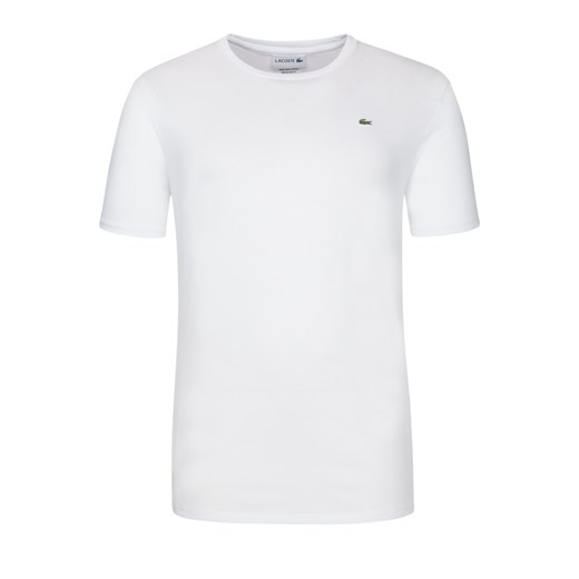Lacoste, T-shirt w 100% z bawełny pima BiaŁy