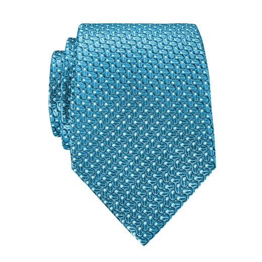 Olymp, Krawat w modny wzór Jasnoniebieski
