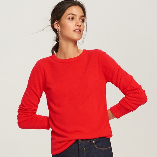 Reserved - Dopasowany sweter - Czerwony Reserved  XS 