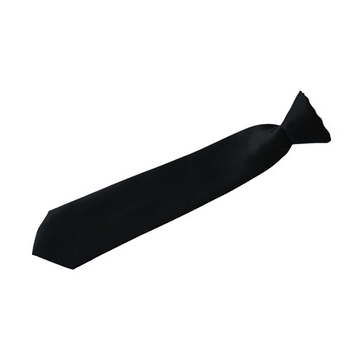 Krawat dla chłopca, długi - czarny