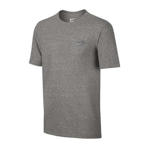 Koszulka T-shirt męska Sportswear NSW Tee Club Embroidered Futura Nike (szara 3)