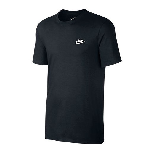 Koszulka T-shirt męska Sportswear NSW Tee Club Embroidered Futura Nike (czarno-biała)