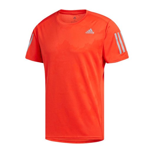 Koszulka biegowa męska Response Adidas (pomarańczowy neon)