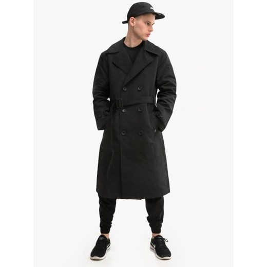 Double Breasted Trench Black