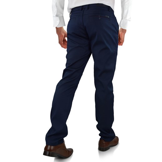 Eleganckie spodnie męskie w kolorze granatowym 1252B   31/32 merits.pl promocyjna cena 