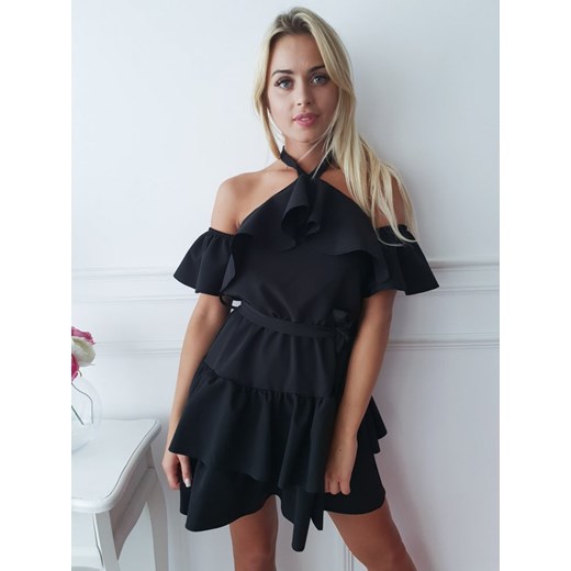 Sukienka Rhodos black czarny uniwersalny Butik Latika