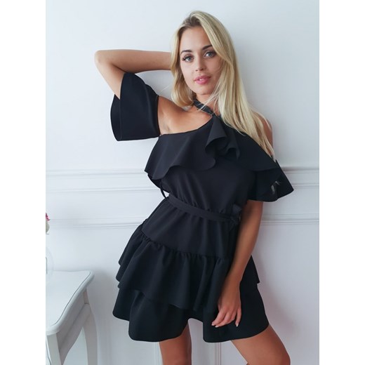 Sukienka Rhodos black czarny uniwersalny Butik Latika