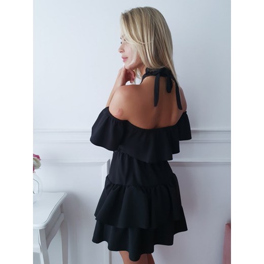 Sukienka Rhodos black czarny uniwersalny Butik Latika
