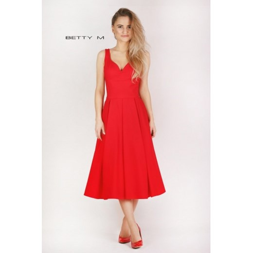 ELEGANCKA SUKIENKA MIDI Betty M ptakmoda.com