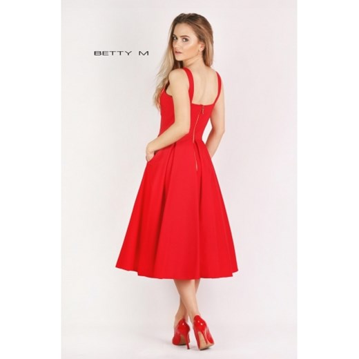 ELEGANCKA SUKIENKA MIDI Betty M ptakmoda.com