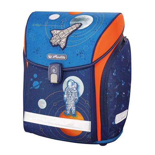 HERLITZ TORNISTER SZKOLNY ZESTAW 4W1 MIDI PLUS SPACE UNIVERSE granatowy Herlitz BIUROPRO.pl