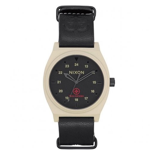 Zegarek Nixon TIME TELLER LTD BONE/BLACK TAKA - NIXON A11202518 Nixon   promocyjna cena otozegarki 