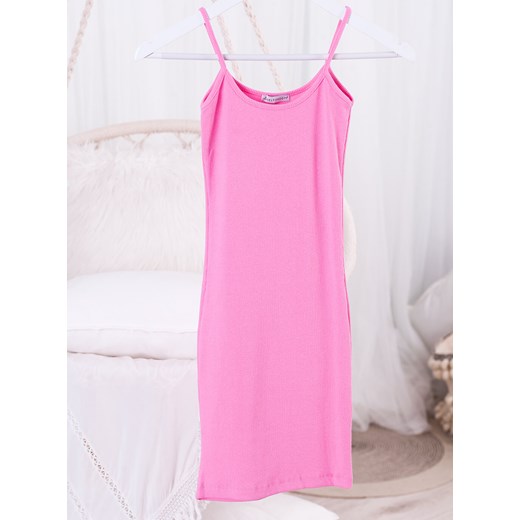 Sukienka BETA BASIC na ramiączkach - baby pink  Selfieroom  Selfieroom.pl okazja 