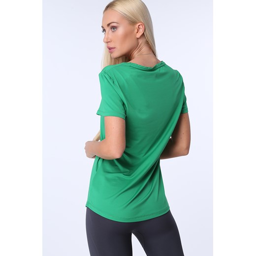 T-shirt luźny fason zielony MR16618