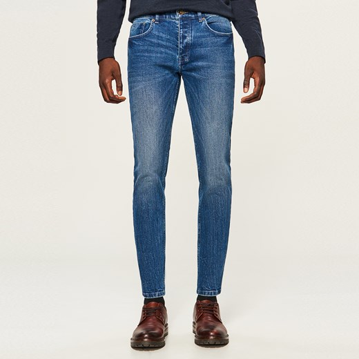 Reserved - Spodnie jeansowe slim fit - Niebieski niebieski Reserved 29 