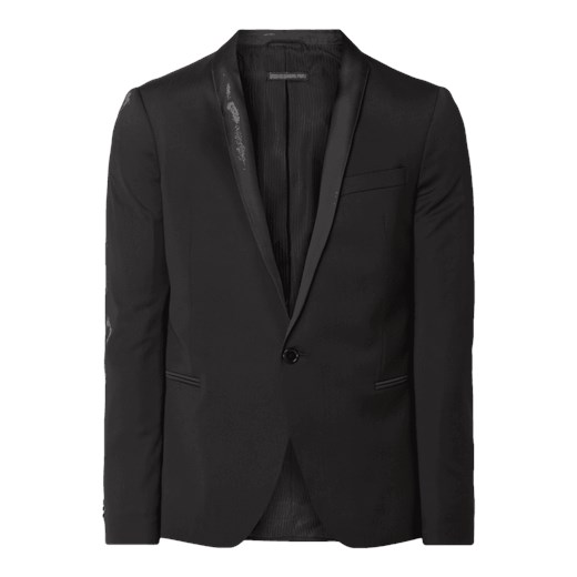 Marynarka smokingowa z wełny żywej mieszanej Drykorn 48 Fashion ID GmbH & Co. KG