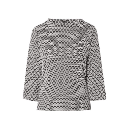 Bluza z dzianiny dresowej w graficzny wzór Opus szary 40 Fashion ID GmbH & Co. KG