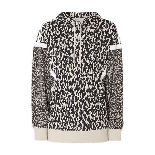 Bluza z kapturem z wzorem w panterkę Adidas Originals szary 38 Fashion ID GmbH & Co. KG