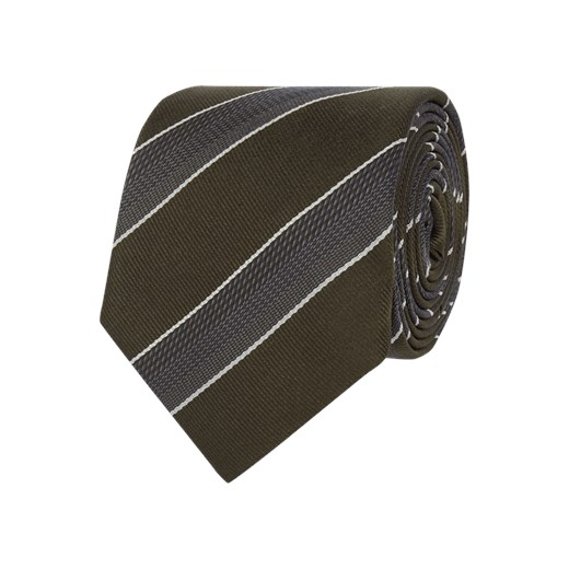 Krawat z jedwabiu w paski