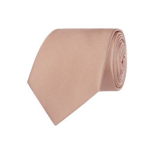 Krawat z jedwabiu z tkanym wzorem