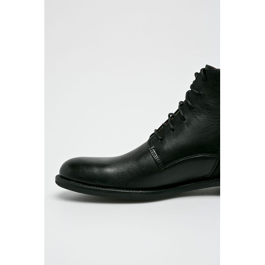 Czarne buty zimowe męskie Vagabond eleganckie 