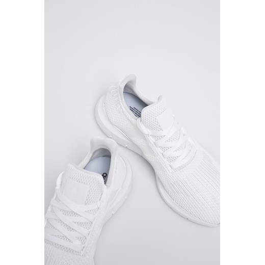 Buty sportowe damskie białe Adidas Originals do biegania płaskie bez wzorów 