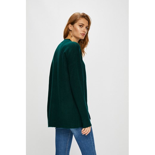 Zielony sweter damski Answear z okrągłym dekoltem 