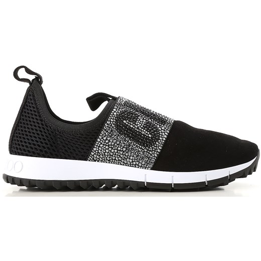 Jimmy Choo Trampki dla Kobiet, Czarny, Skóra, 2017, 36 36.5 37 37.5 38 38.5 39 40 Jimmy Choo 37 RAFFAELLO NETWORK