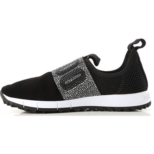 Jimmy Choo Trampki dla Kobiet, Czarny, Skóra, 2017, 36 36.5 37 37.5 38 38.5 39 40 Jimmy Choo 36.5 RAFFAELLO NETWORK