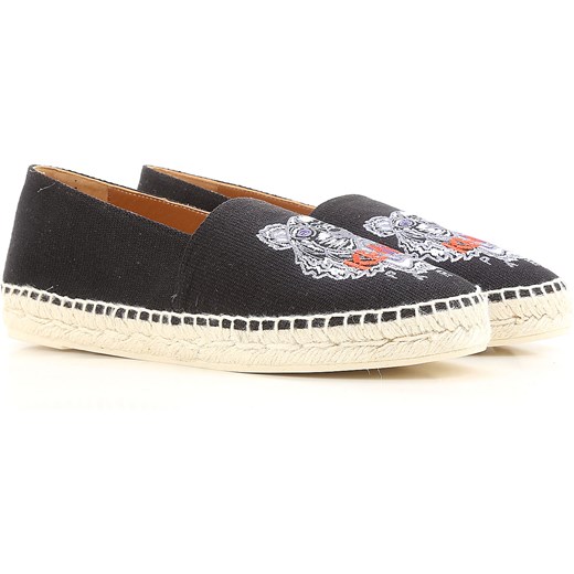 Kenzo Baleriny Buty Balerinki dla Kobiet, Czarny, Rope, 2017, 36 37 38 39 40 Kenzo 38 RAFFAELLO NETWORK