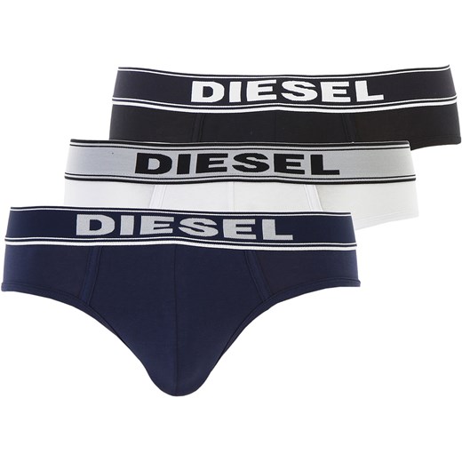 Diesel Slipy dla Mężczyzn, 3 Pack, Czarny, Bawełna, 2017, L M S XL XS XXL Diesel  XXL RAFFAELLO NETWORK