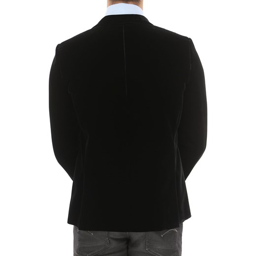 Yves Saint Laurent Marynarka dla Mężczyzn, Płaszcz Sportowy, Czarny, Wiskoza, 2017, L M XL Yves Saint Laurent L RAFFAELLO NETWORK