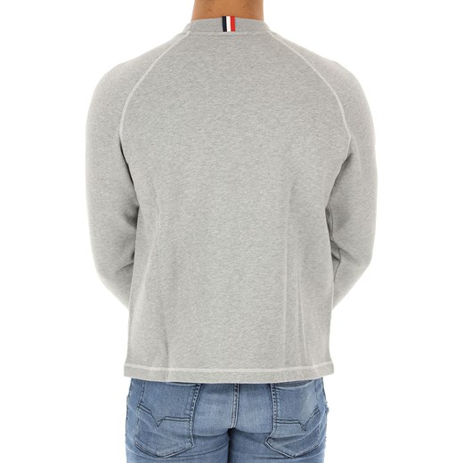 Moncler Bluza dla Mężczyzn, Szary, Bawełna, 2017, M S Moncler M RAFFAELLO NETWORK