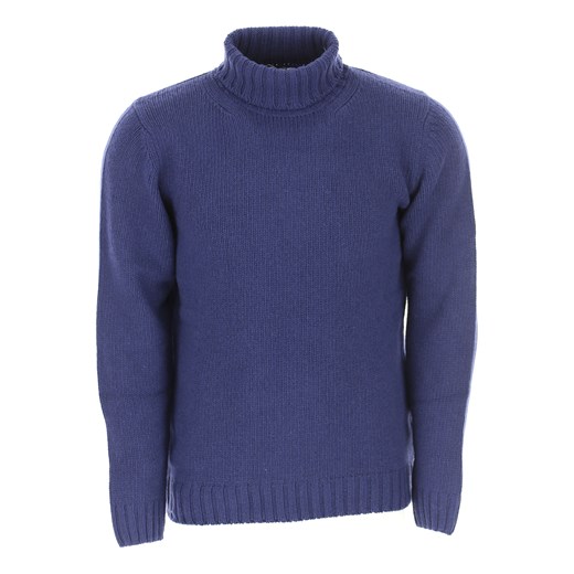 Rossopuro Sweter dla Mężczyzn, Niebieskofioletowy, Bawełna, 2017, L M S XL XXL  Rossopuro XL RAFFAELLO NETWORK