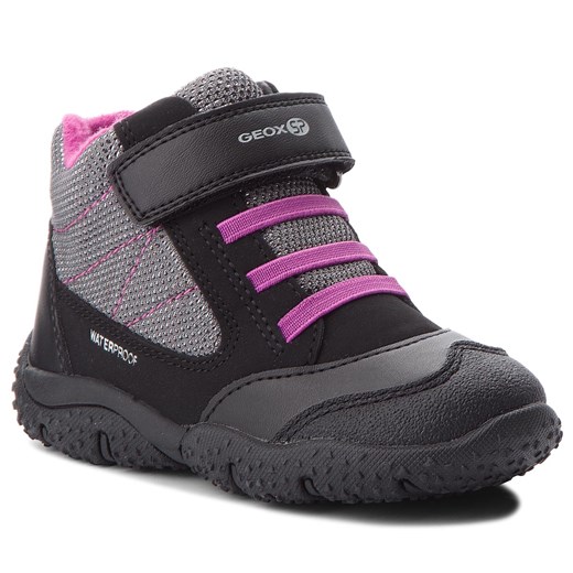 Śniegowce GEOX - B Baltic G.Wpf A B84H1A 050EW C0037 S Black/Purple Geox  25 eobuwie.pl