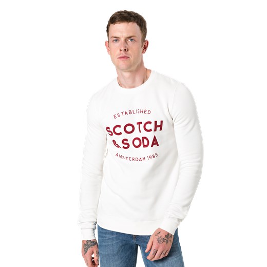 Biała bluza męska Scotch&Soda 