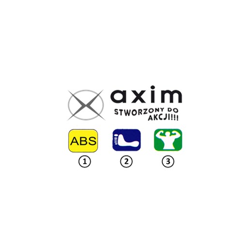 AXIM 9K2818B biały, klapki męskie Axim  45 e-kobi.pl