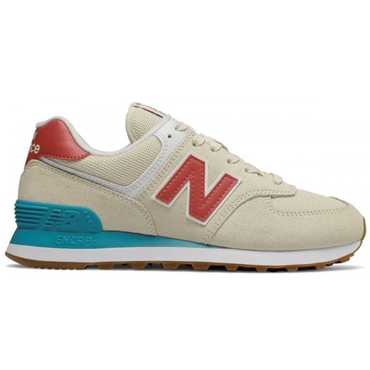 Buty WL574 New Balance (beżowo-koralowo-turkusowe) New Balance  39 SPORT-SHOP.pl