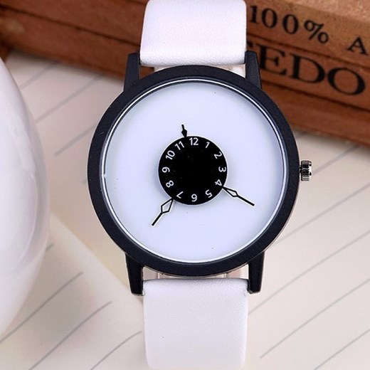 Zegarek Simply Unisex - Biały/Czarny
