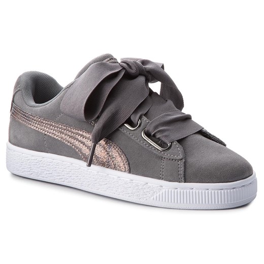 Sneakersy PUMA - Suede Heart LunaLux Wn&#039;s 366114 01 Smoked Pearl