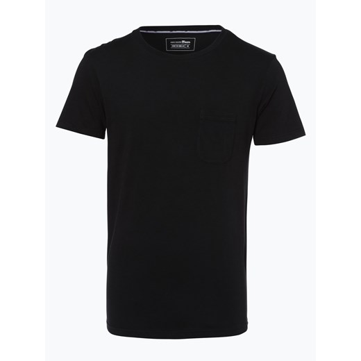 Tom Tailor Denim - T-shirt męski, czarny Tom Tailor Denim  L vangraaf