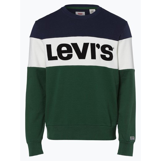 Levi's - Męska bluza nierozpinana, zielony Levis  S vangraaf
