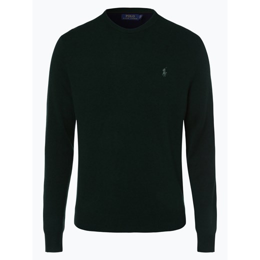 Polo Ralph Lauren - Męski sweter z wełny merino, zielony Polo Ralph Lauren  XL vangraaf
