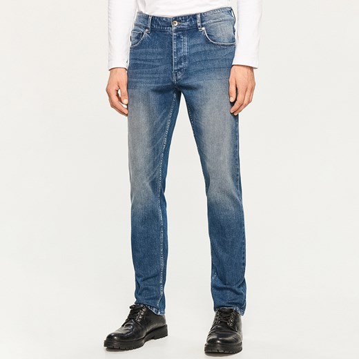 Reserved - Jeansy slim fit - Granatowy  Reserved 32 
